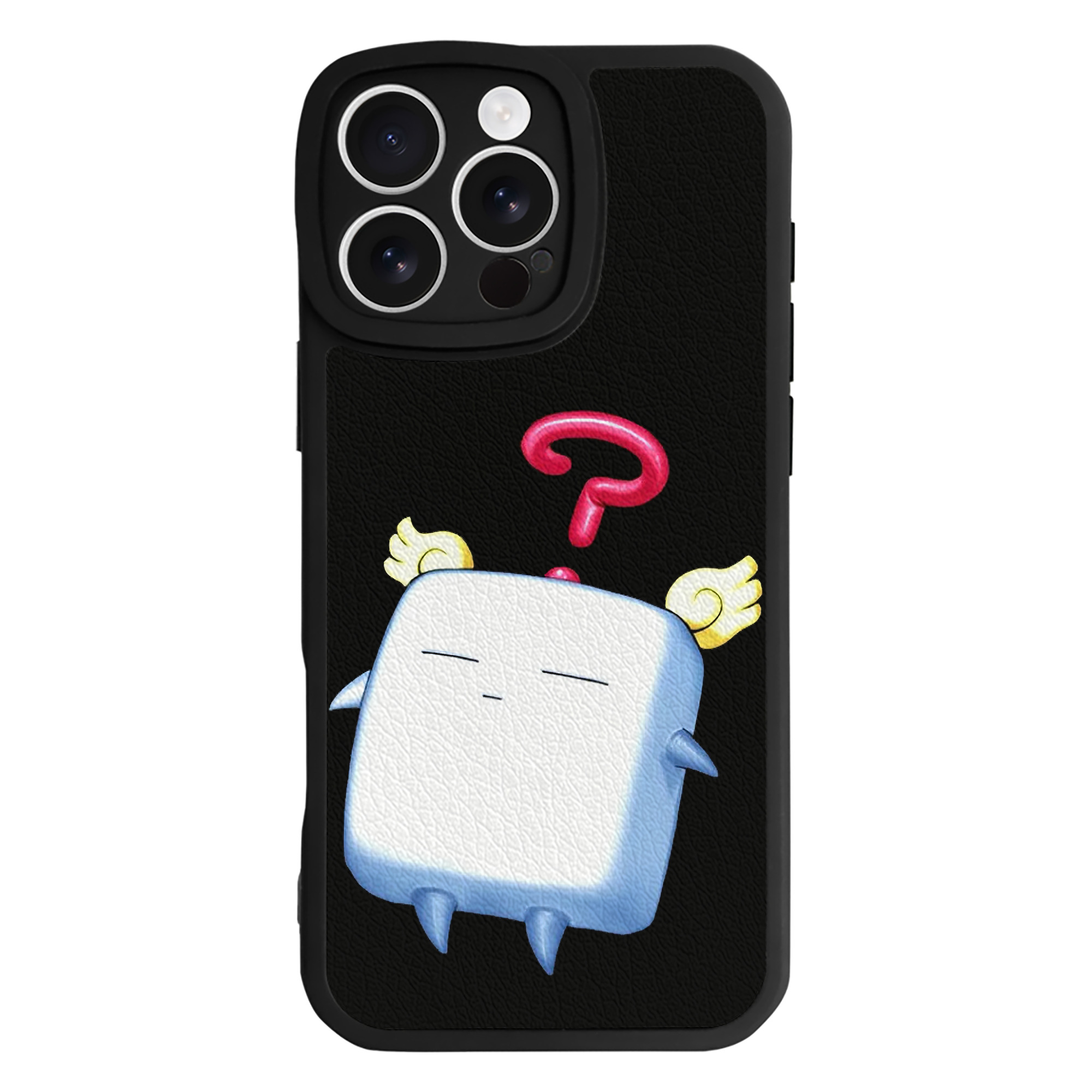 （画像用） 遊☆戯☆王 Yu-Gi-Oh! 【iPhone 16シリーズ対応】シリコンスマホケース（レザー調） 材質：シリコン